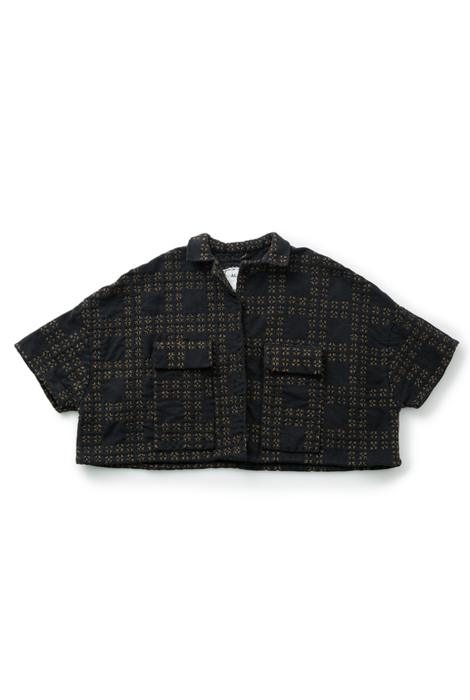 The school of making tartan cropped car jacket diy kit 4